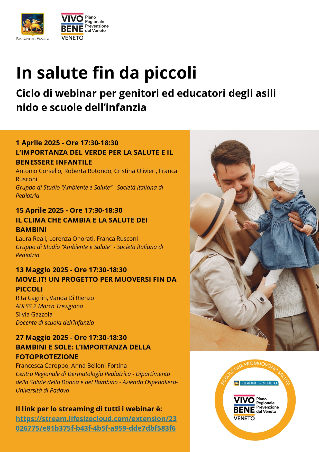In salute fin da piccoli